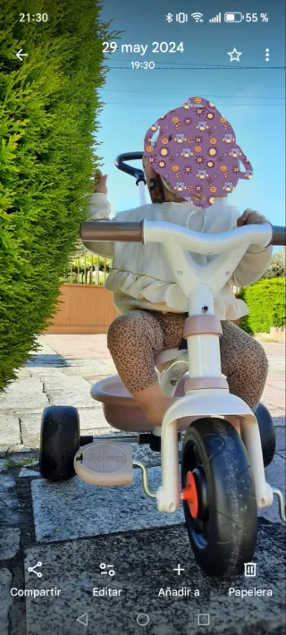 Triciclo evolutivo Be Fun Rosa