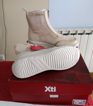 Botines con plataforma beige 38 de 80€