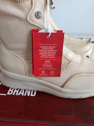 Botines con plataforma beige 38 de 80€