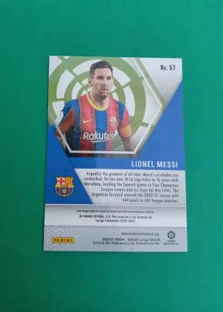 Tarjeta Lionel Messi FC Barcelona Mosaic