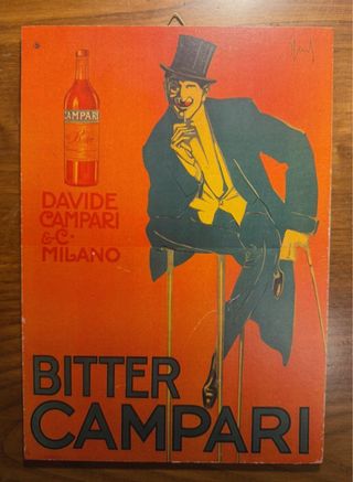 Stampa Campari 1921 - Achille Mauzan