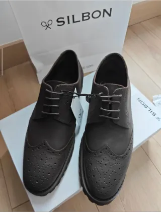 Zapatos Silbon Piel Perforados