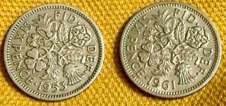 Lote monedas británicas pre-decimales