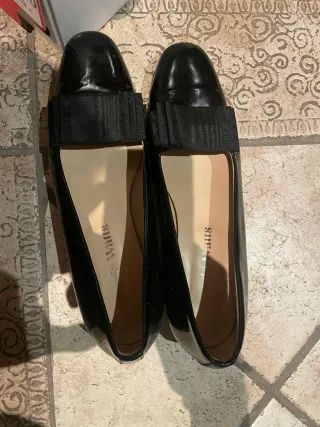 Mocasines charol negro George Watts