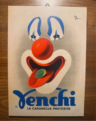Stampa su legno Sepo Venchi clown