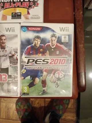 Pack 5 Juegos Wii: FIFA, PES, NBA, Topspin