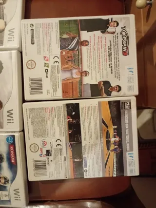 Pack 5 Juegos Wii: FIFA, PES, NBA, Topspin