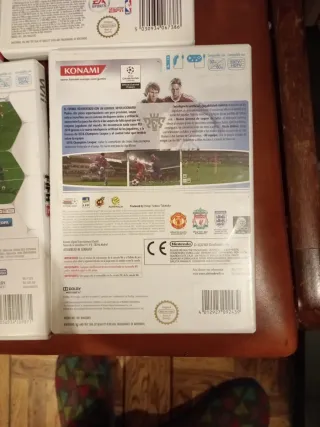 Pack 5 Juegos Wii: FIFA, PES, NBA, Topspin
