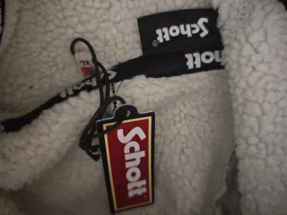 Felpa Schott pile zip uomo