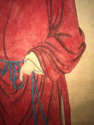 Pintura china en rollo tinta y gouache