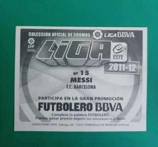 Cromos Messi F.C. Barcelona