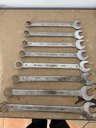 Juego de llaves fijas combinadas PALMERA