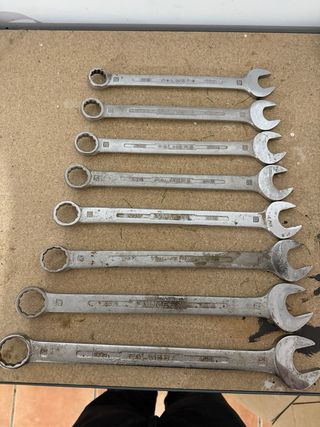 Juego de llaves fijas combinadas PALMERA