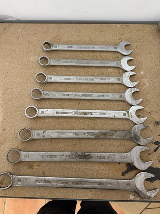 Juego de llaves fijas combinadas PALMERA