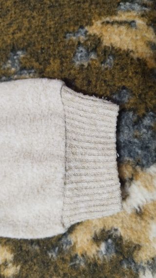 Vestido invierno beige manga larga