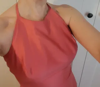 Vestido fucsia largo fiesta, de María José Navarro