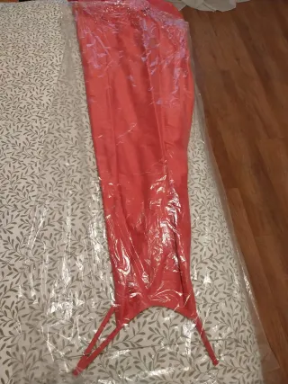 Vestido fucsia largo fiesta, de María José Navarro