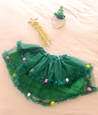 Conjunto Navidad: Tutú y Varita