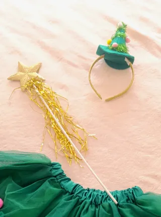 Conjunto Navidad: Tutú y Varita
