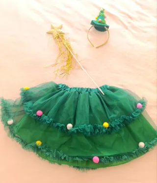 Conjunto Navidad: Tutú y Varita