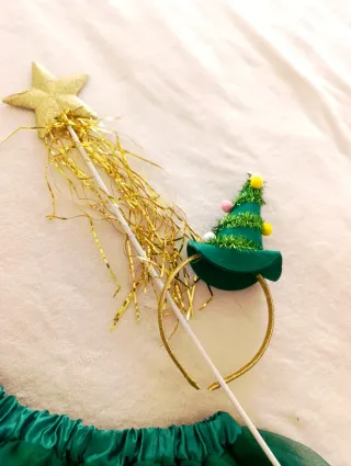 Conjunto Navidad: Tutú y Varita