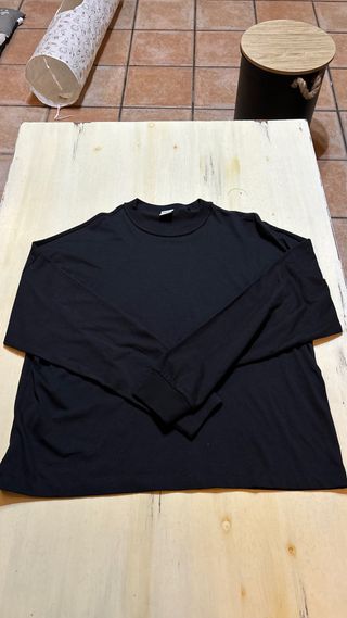 Camiseta manga larga negra