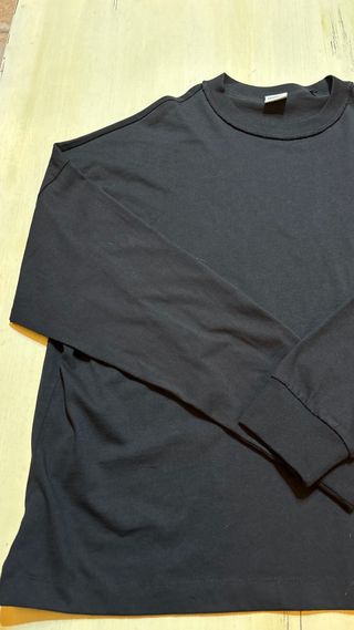 Camiseta manga larga negra