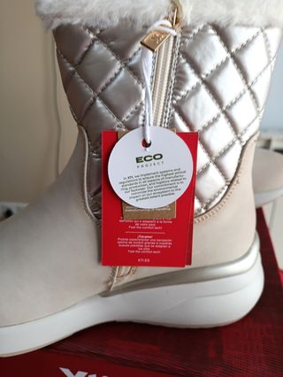 Botines forrados beige talla 39