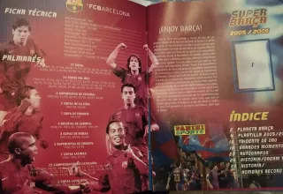 Álbum Panini Super Barca 2005-2006 Vacío