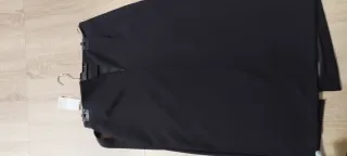 Falda midi negra Mango Talla 38