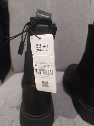 Botas Parfois Negras Talla 37