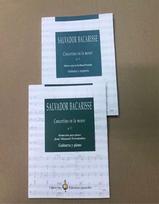 Partituras Salvador Bacarisse