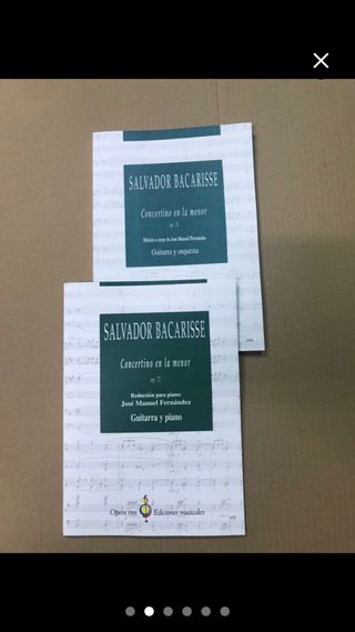Partituras Salvador Bacarisse