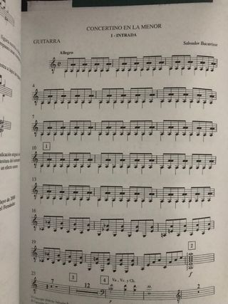 Partituras Salvador Bacarisse