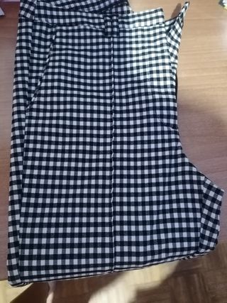 Pantalón cuadros mujer