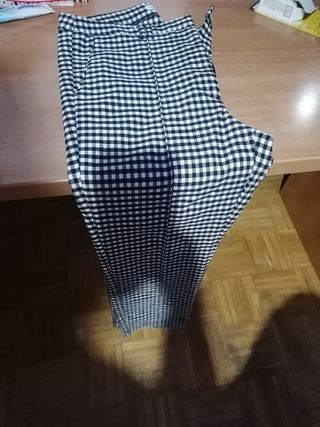 Pantalón cuadros mujer