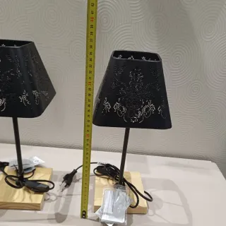 Coppia Lampade da Tavolo comodino casa b&b