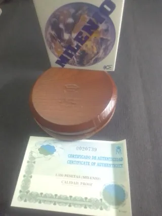 Moneda 1500 Pesetas Milenio