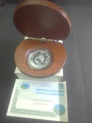 Moneda 1500 Pesetas Milenio