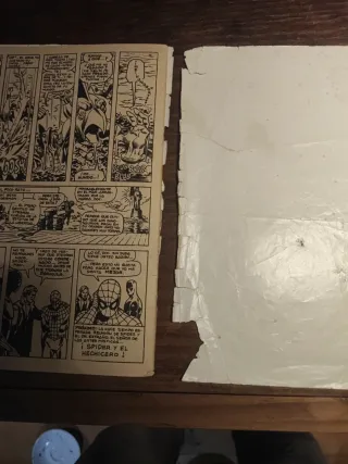 Comic Vértice Spiderman/Mr. Fantástico Super Héroe