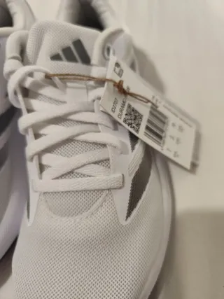 Zapatillas Adidas Blancas y Grises Talla 38 Nuevas