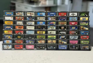 Soportes para 32 juegos gameboy advance x2