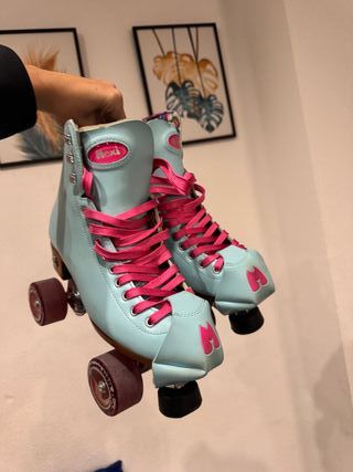 Patines Moxi Roller Skate Talla 39/40 + Protección