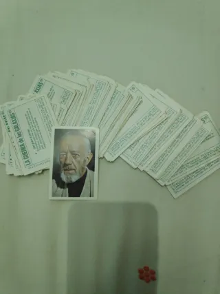 70 cromos La Guerra de las Galaxias sin pegar