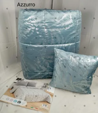 Trapunta Beige con Fiori