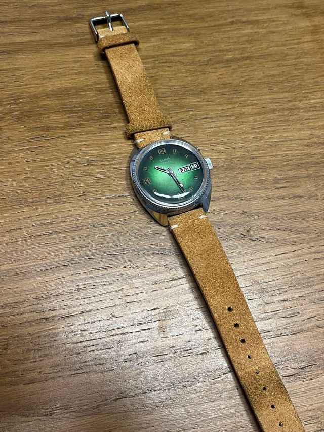 Reloj Slava URSS Esfera Verde Esmeralda