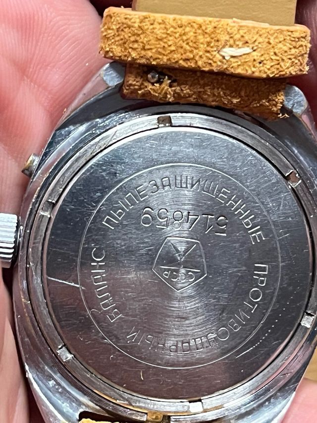 Reloj Slava URSS Esfera Verde Esmeralda