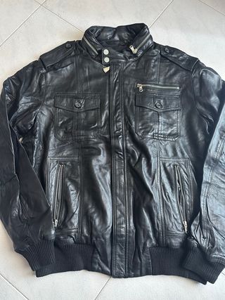 Giubbino Uomo Trussardi Jeans Nero