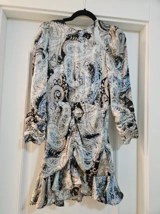 Vestido Zara Mini Estampado Paisley