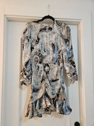 Vestido Zara Mini Estampado Paisley